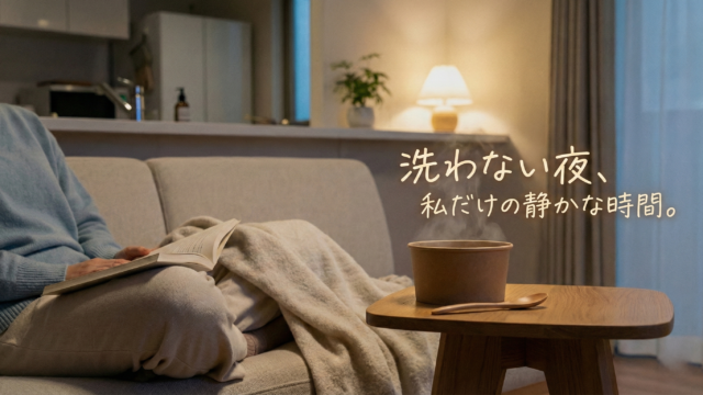 自炊の限界。『洗わない』日と、夜を静かに過ごすコツ