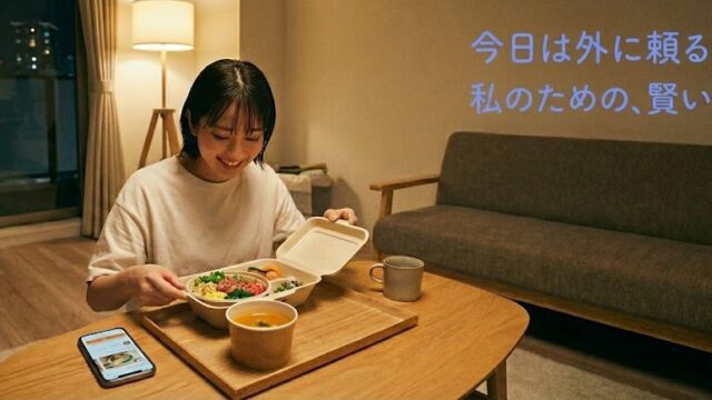 「もう作れない」夜に。罪悪感なしの外食・デリバリー術