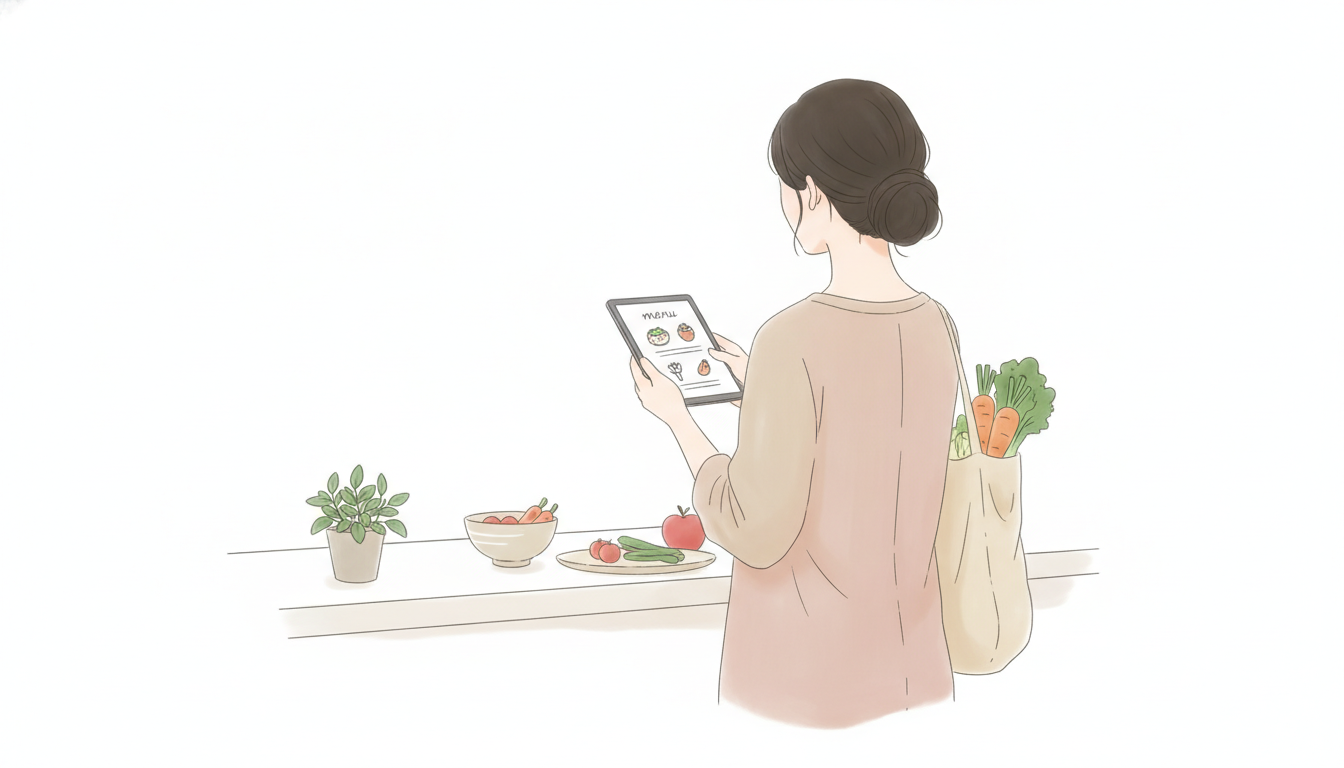 献立決めも買い物も、力を抜けばもっとうまくいく